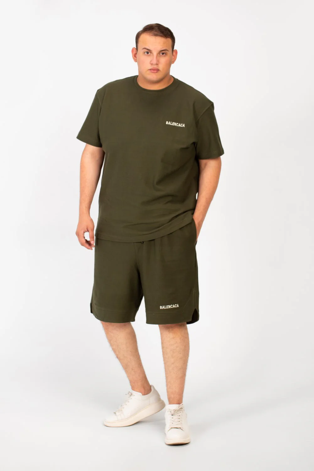 Men's Big Size Outfit Sleeved Made Of Comfortable Practical Material - Image 9