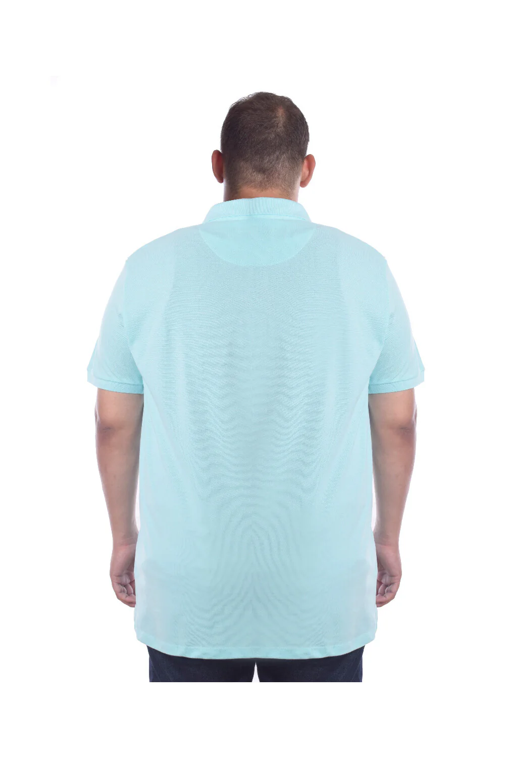 Men's Big Size Polo Front Printed Cotton T-shirt - Image 5