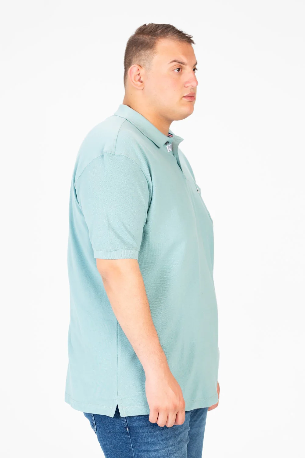 Men's Big Size Polo Half Sleeve T-Shirt with Front Pocket - Image 11