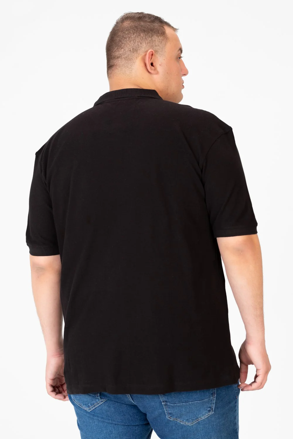 Men's Big Size Polo Half Sleeve T-Shirt with Front Pocket - Image 2