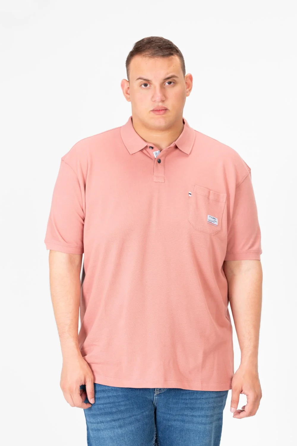 Men's Big Size Polo Half Sleeve T-Shirt with Front Pocket - Image 5