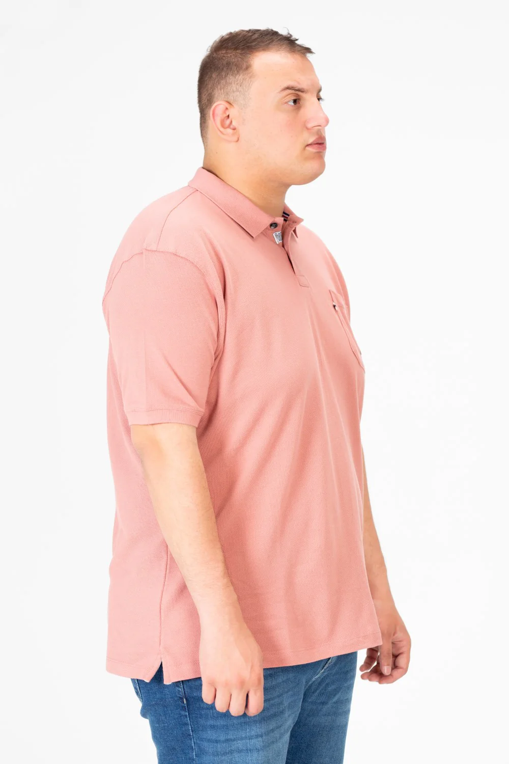 Men's Big Size Polo Half Sleeve T-Shirt with Front Pocket - Image 7
