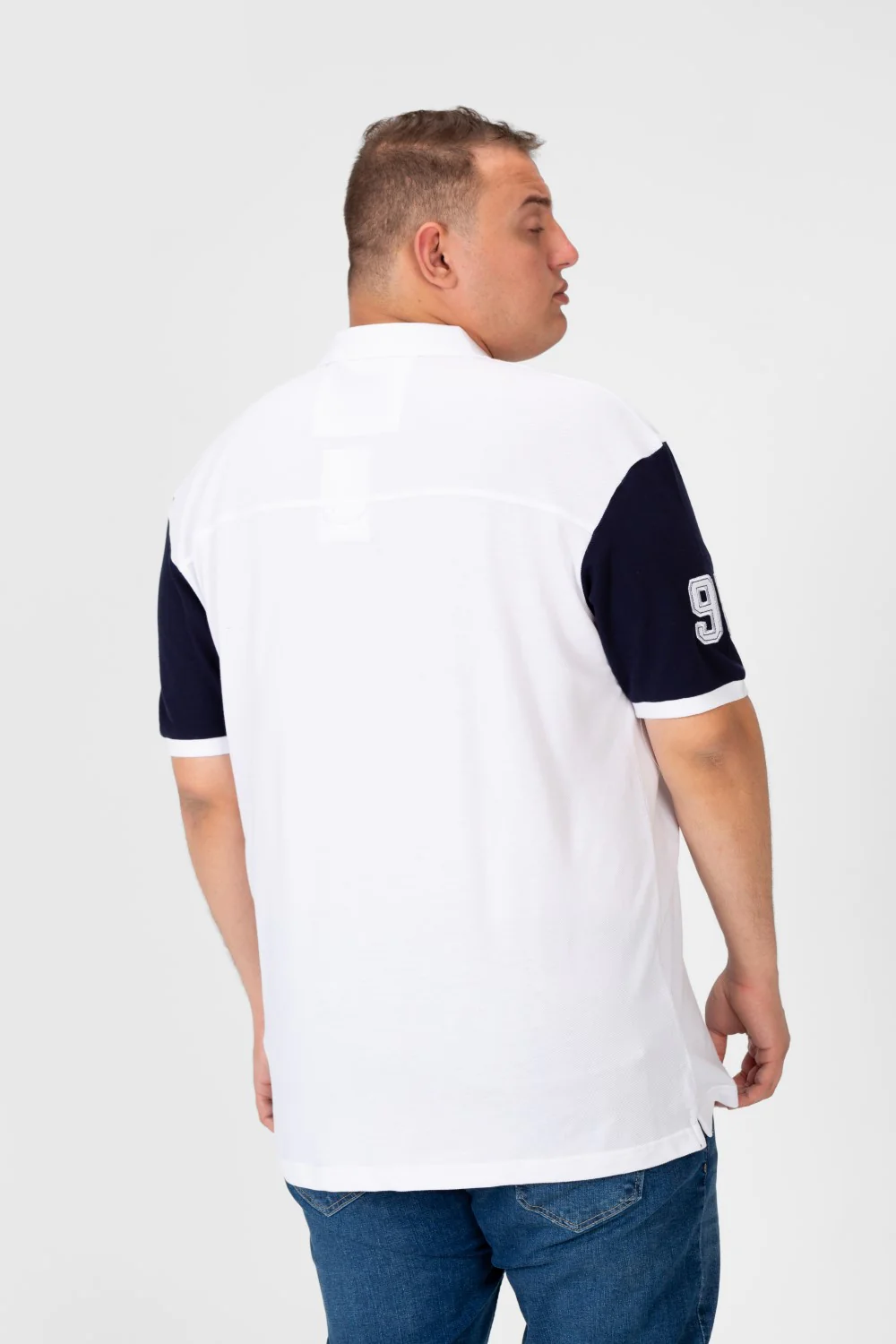Men's Big Size Printed Half Sleeve Polo T-Shirt - Image 10