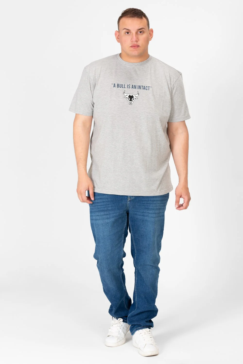 Men's Big size printed round neck T-shirt - Image 12
