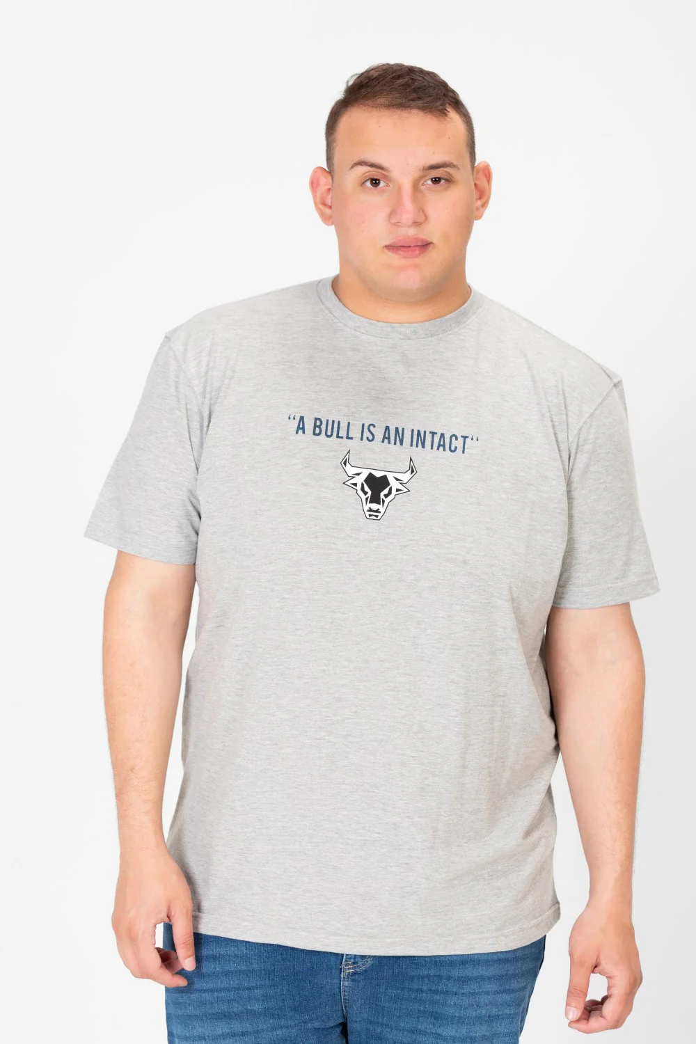 Men's Big size printed round neck T-shirt - Image 9
