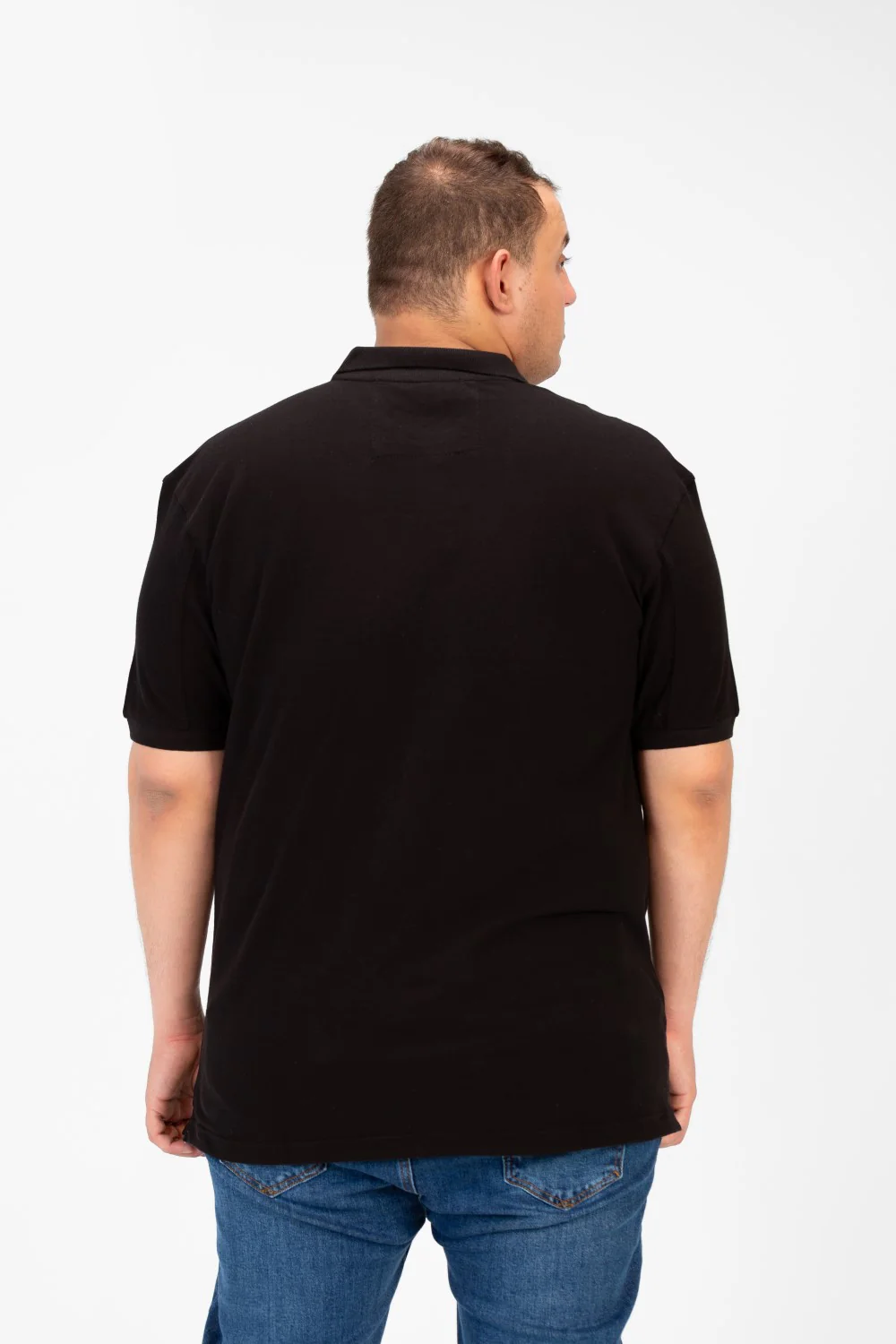 Men's Big Size Printed Short Sleeve Polo T-Shirt - Image 2