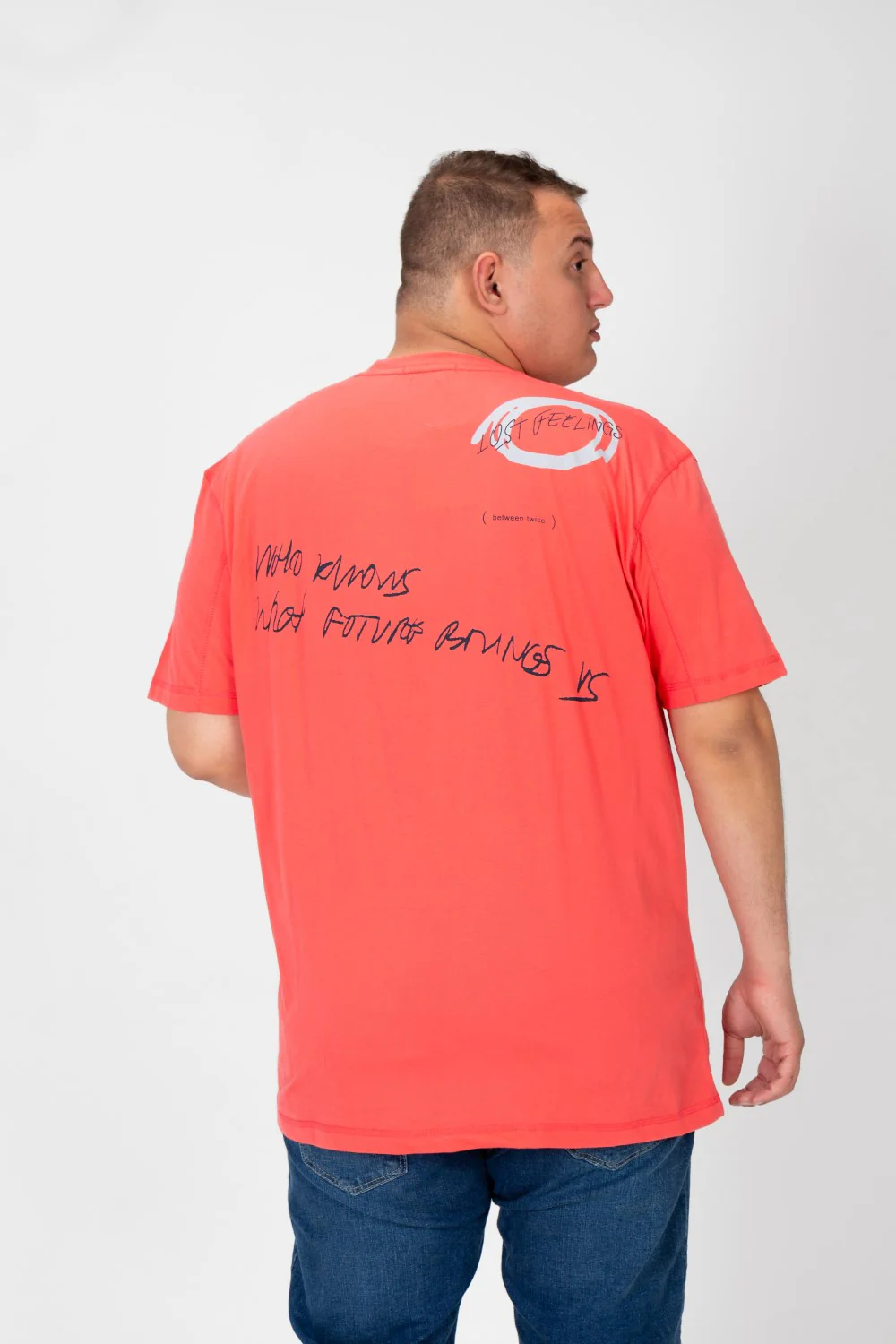 Men's Big Size Round Neck Printed T-shirt - Image 2