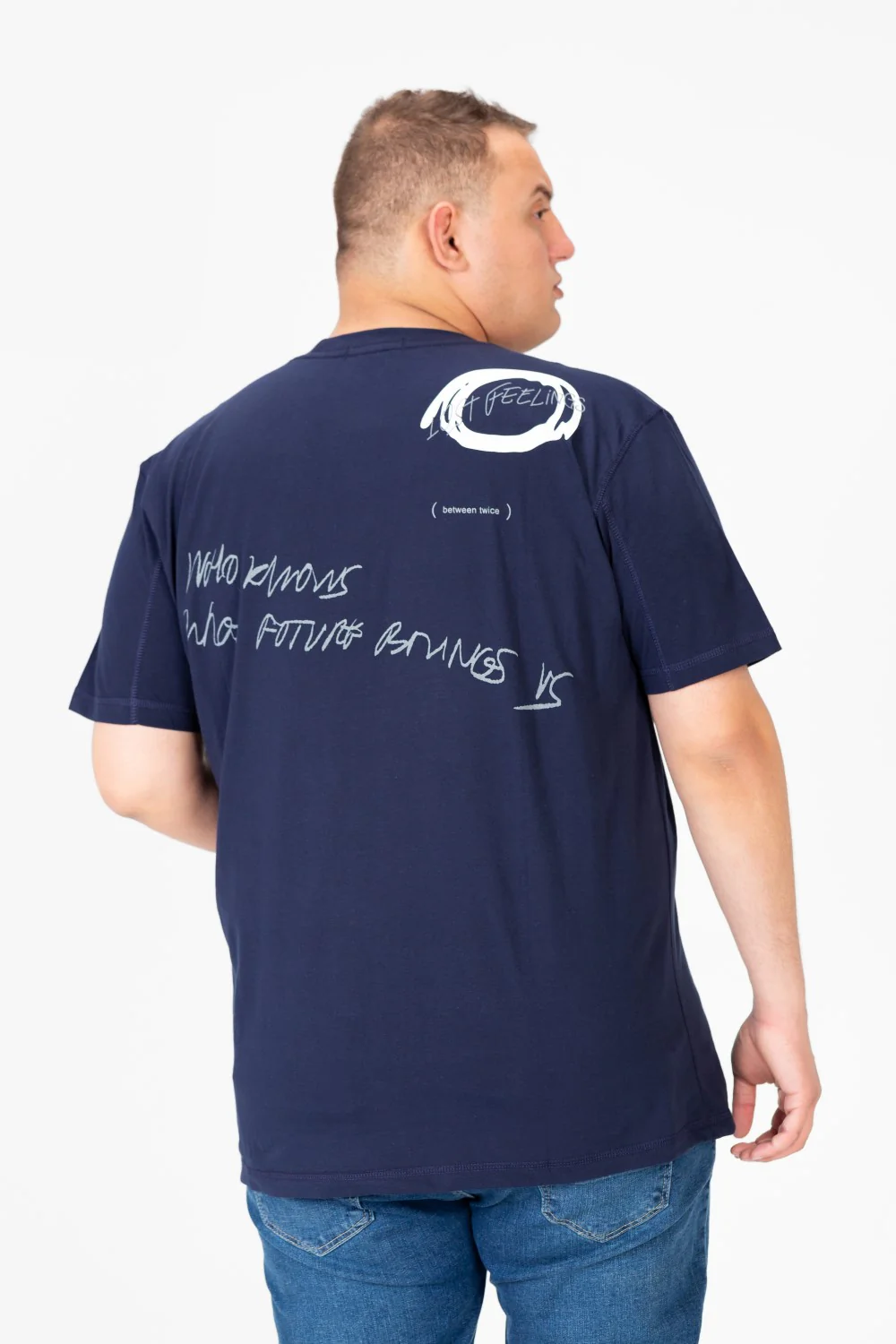 Men's Big Size Round Neck Printed T-shirt - Image 6