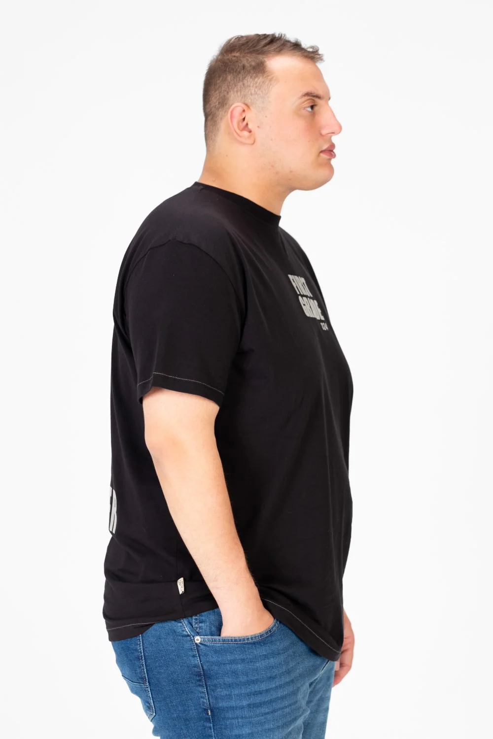 Men's Big Size Short Sleeve Printed T-Shirt - Image 3