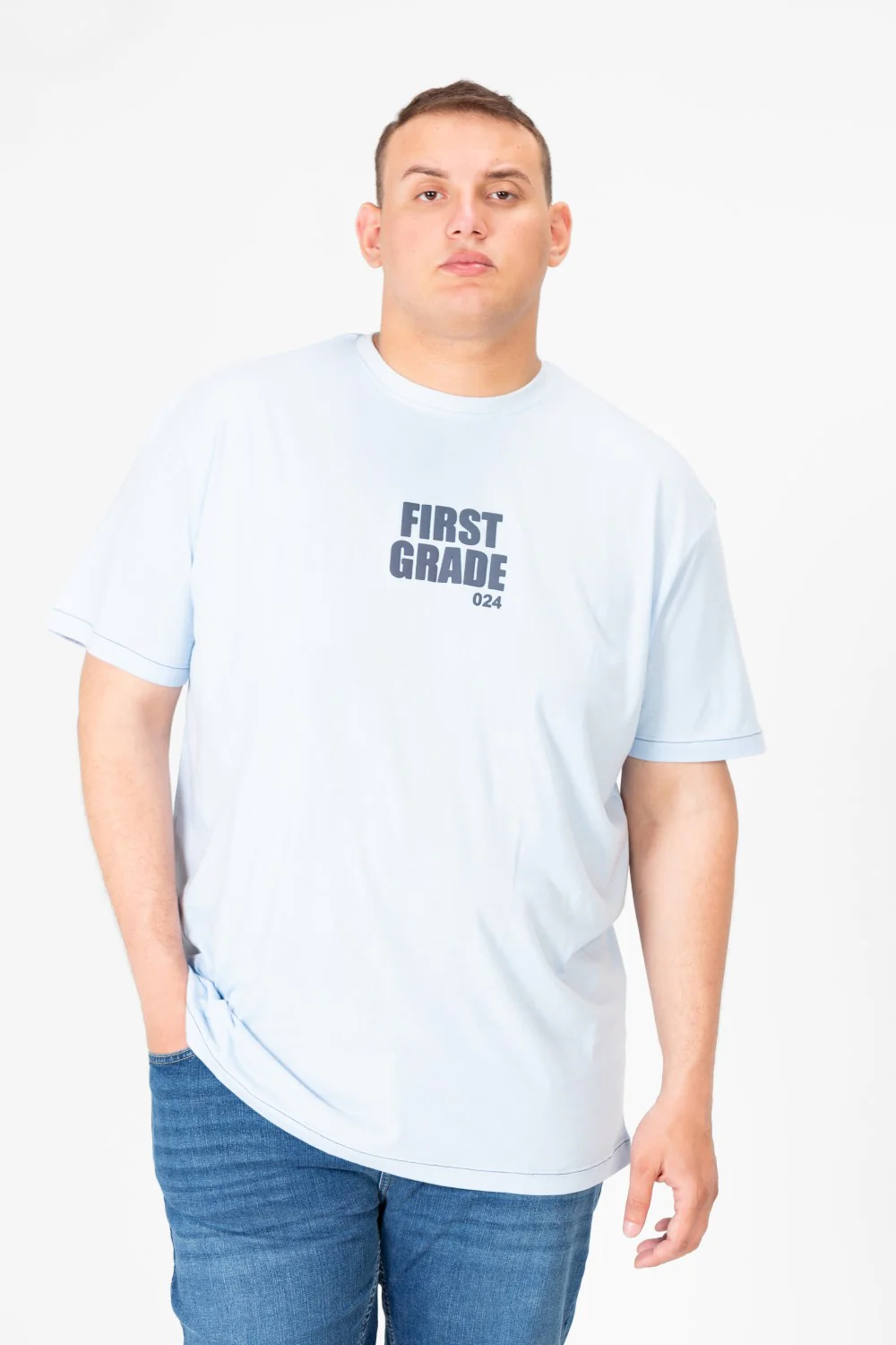 Men's Big Size Short Sleeve Printed T-Shirt - Image 5