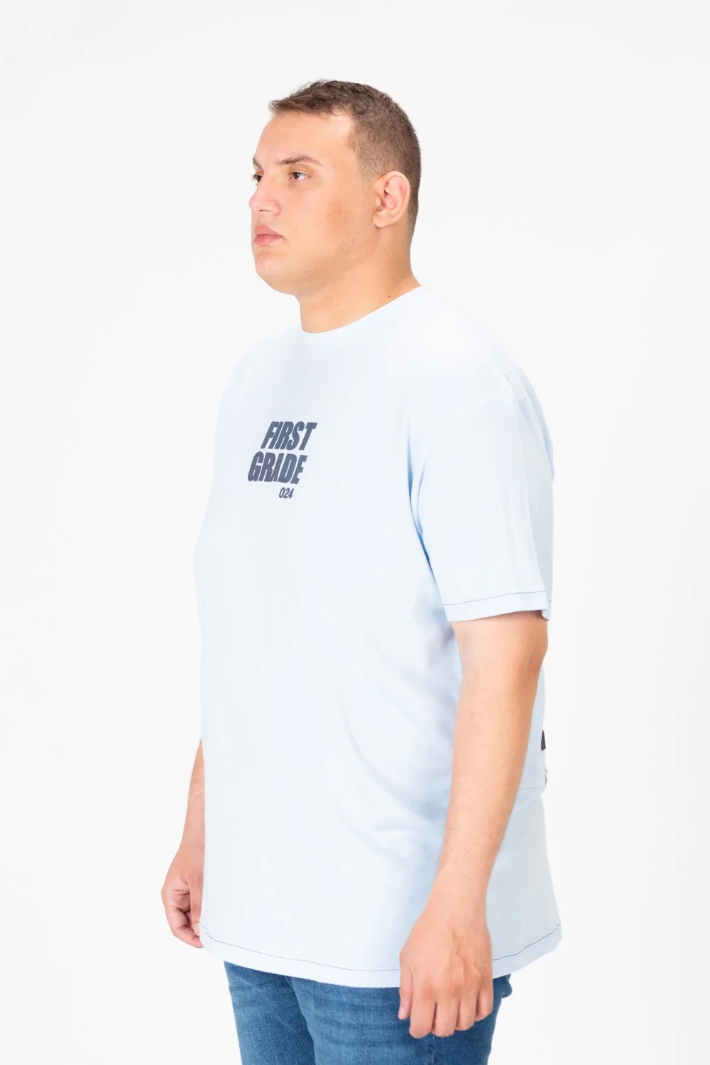 Men's Big Size Short Sleeve Printed T-Shirt - Image 7