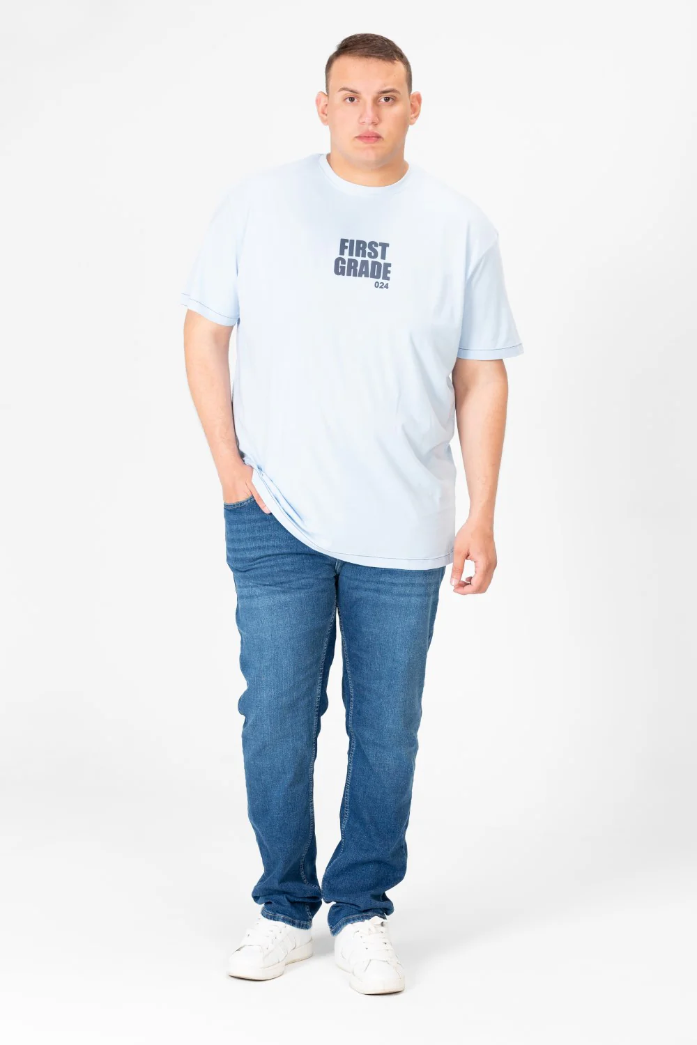 Men's Big Size Short Sleeve Printed T-Shirt - Image 8