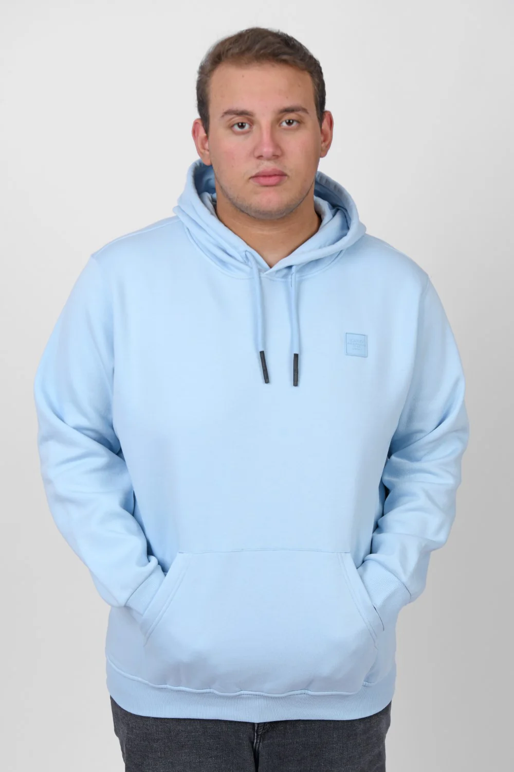 Men's Big Size Slim Fit Hoodie Made Of Comfort Melton Padded Front Printed Sweatshirt - Image 21
