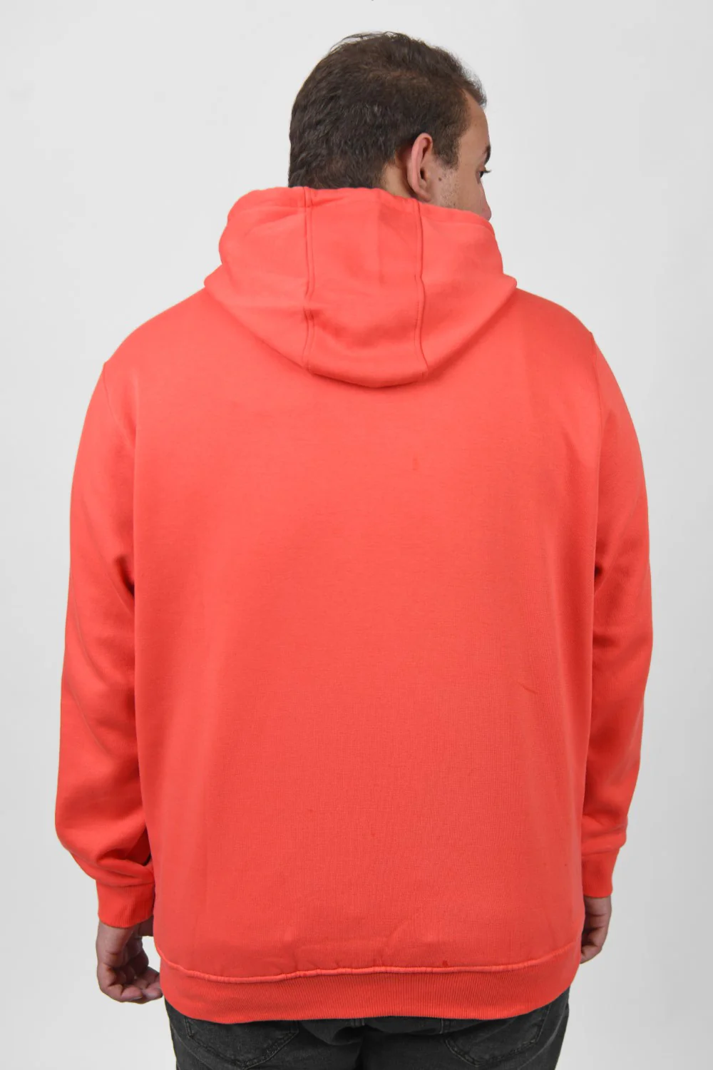 Men's Big Size Slim Fit Hoodie Made Of Comfort Melton Padded Front Printed Sweatshirt - Image 26
