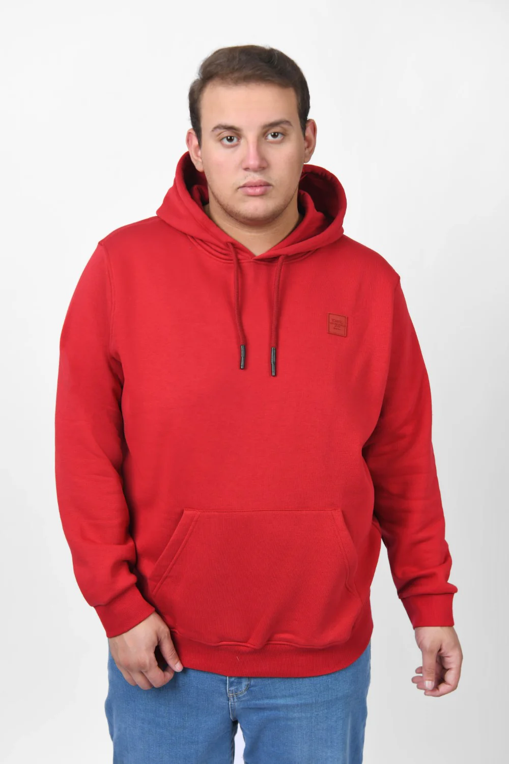 Men's Big Size Slim Fit Hoodie Made Of Comfort Melton Padded Front Printed Sweatshirt - Image 43
