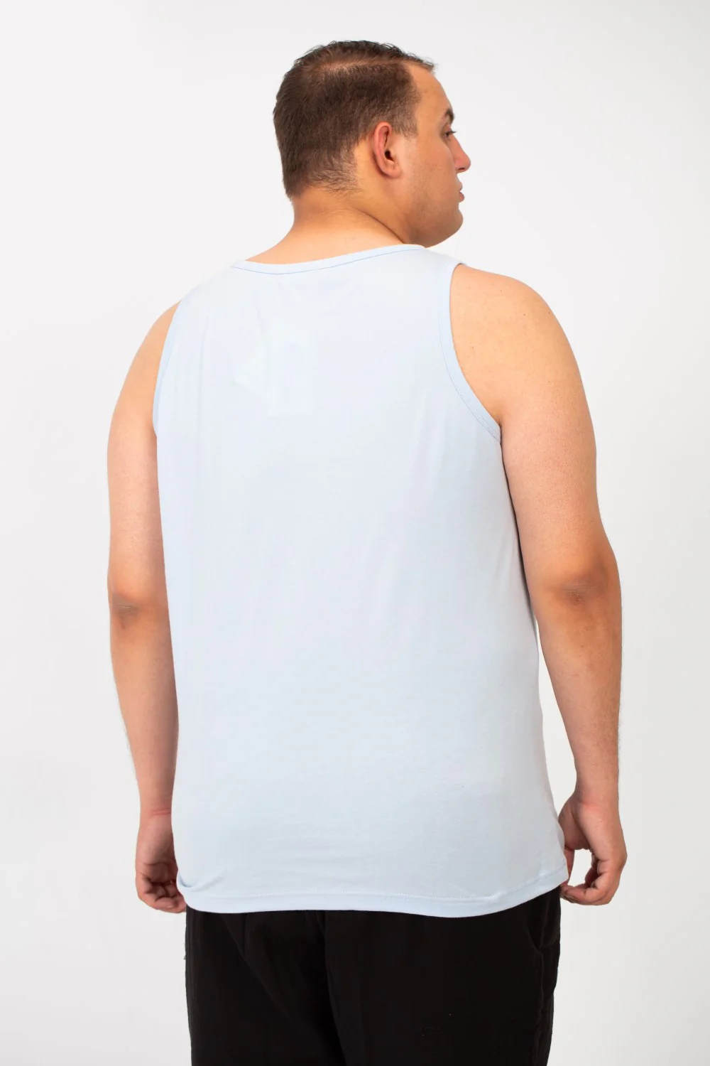 Men's Big Size Summer Cut Front Print T-Shirt In Modern Design - Image 6