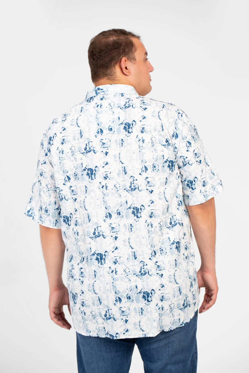 Men's Big Size Tomato Summer Printed Short Sleeve Shirt - Image 10