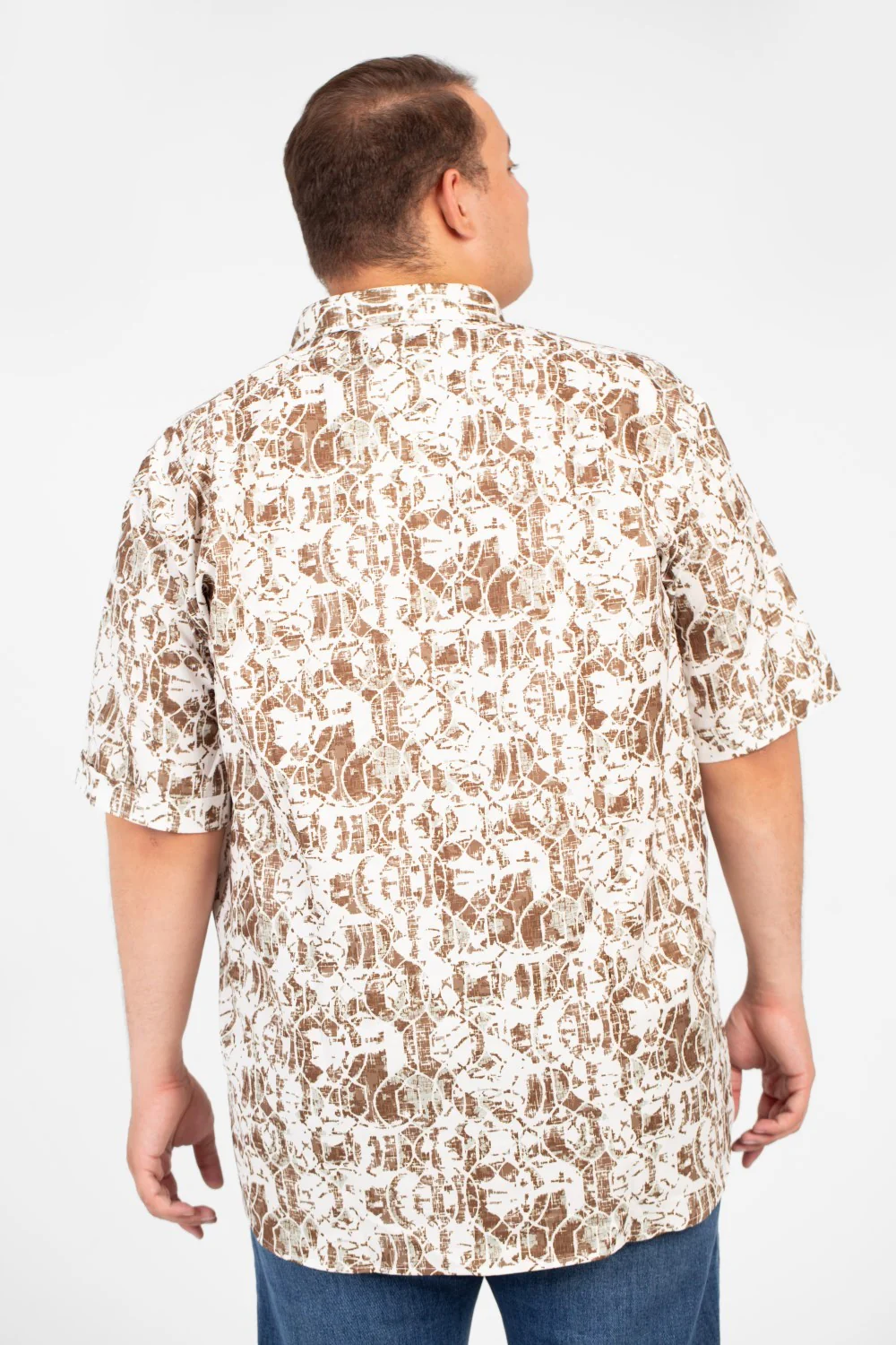 Men's Big Size Tomato Summer Printed Short Sleeve Shirt - Image 6