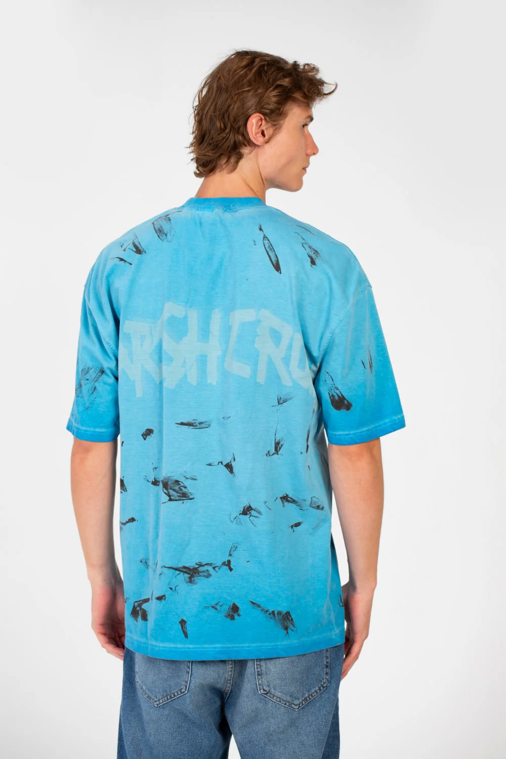 Men's Bolivar Oversized Short Sleeve Crew Neck Printed T-Shirt - Image 10