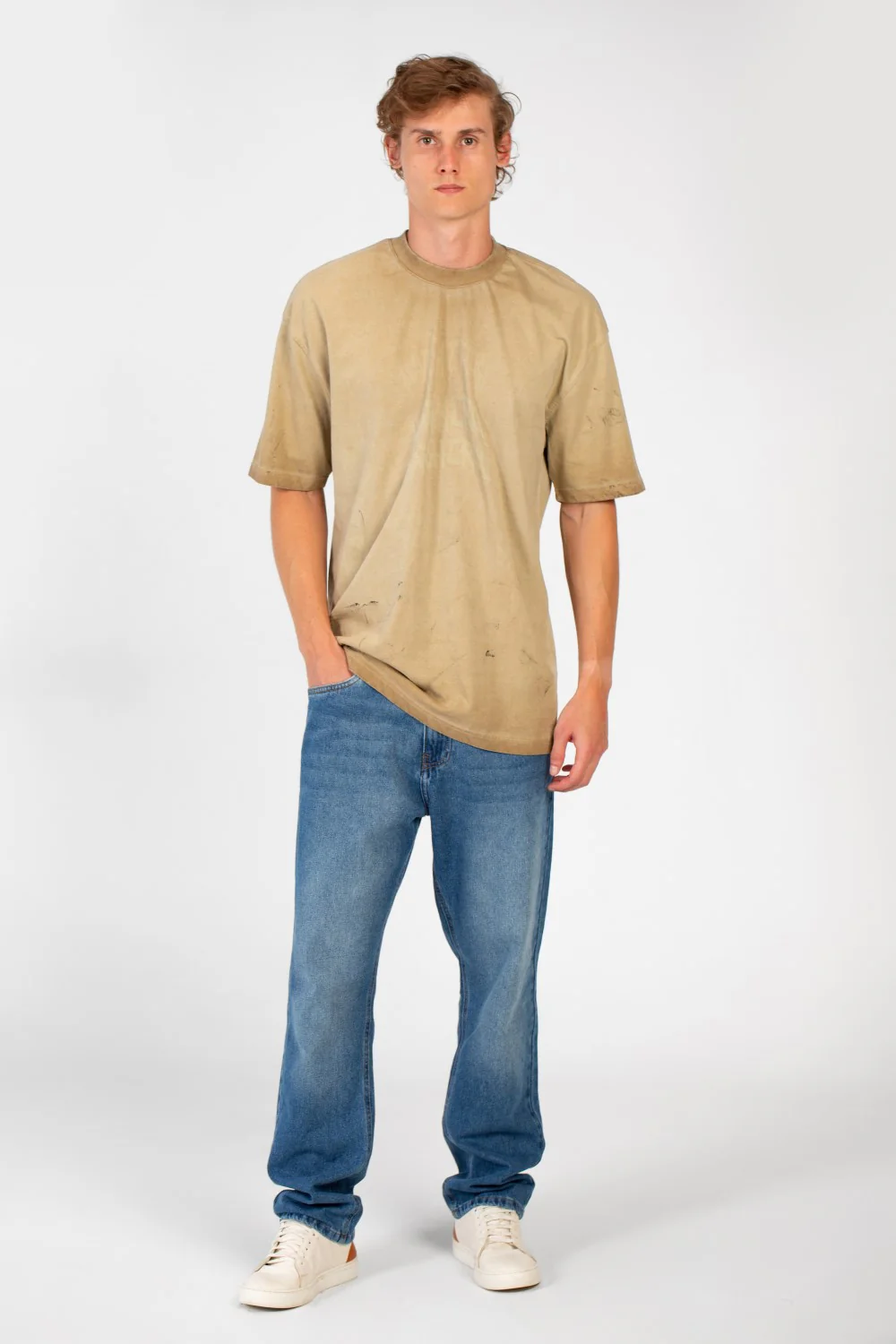 Men's Bolivar Oversized Short Sleeve Crew Neck Printed T-Shirt - Image 4