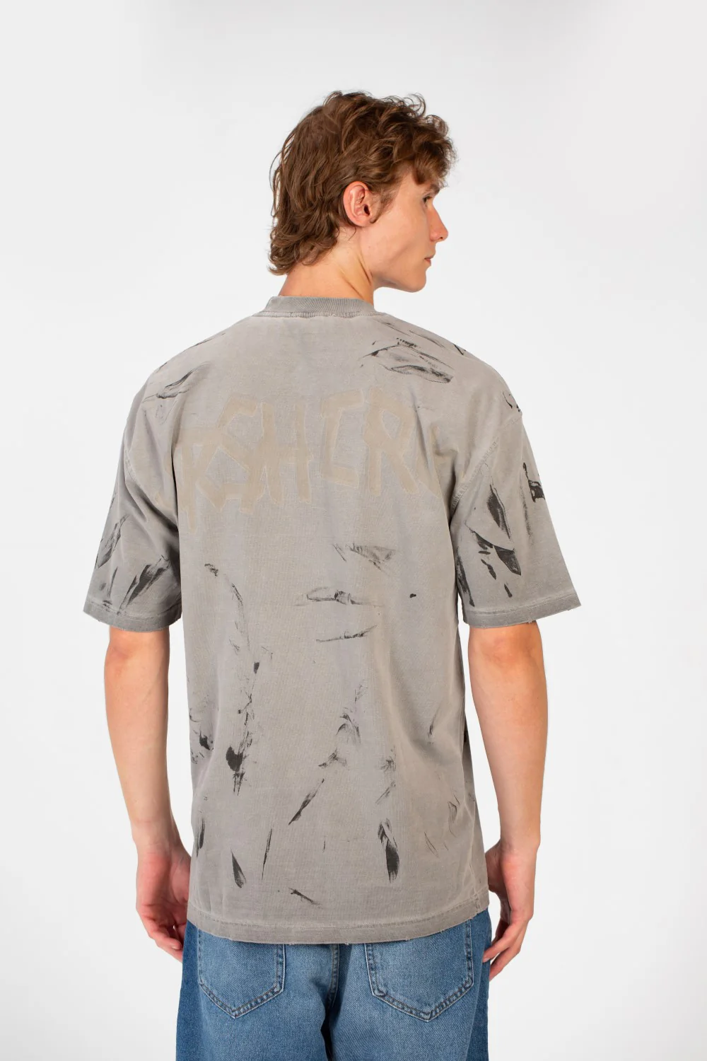 Men's Bolivar Oversized Short Sleeve Crew Neck Printed T-Shirt - Image 6