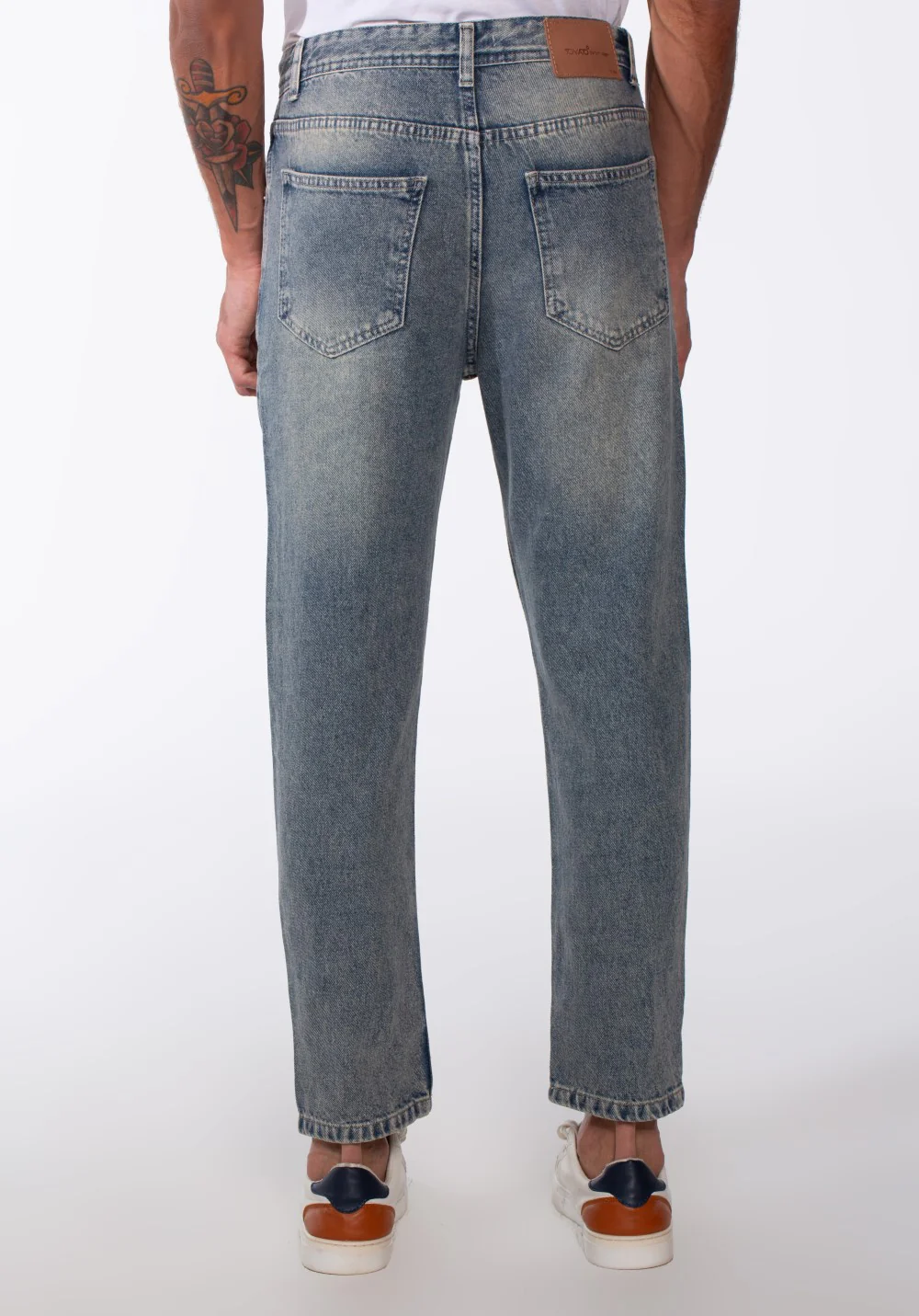 Men's Boyfriend Basic Casual Tomato Jeans Pants - Image 10