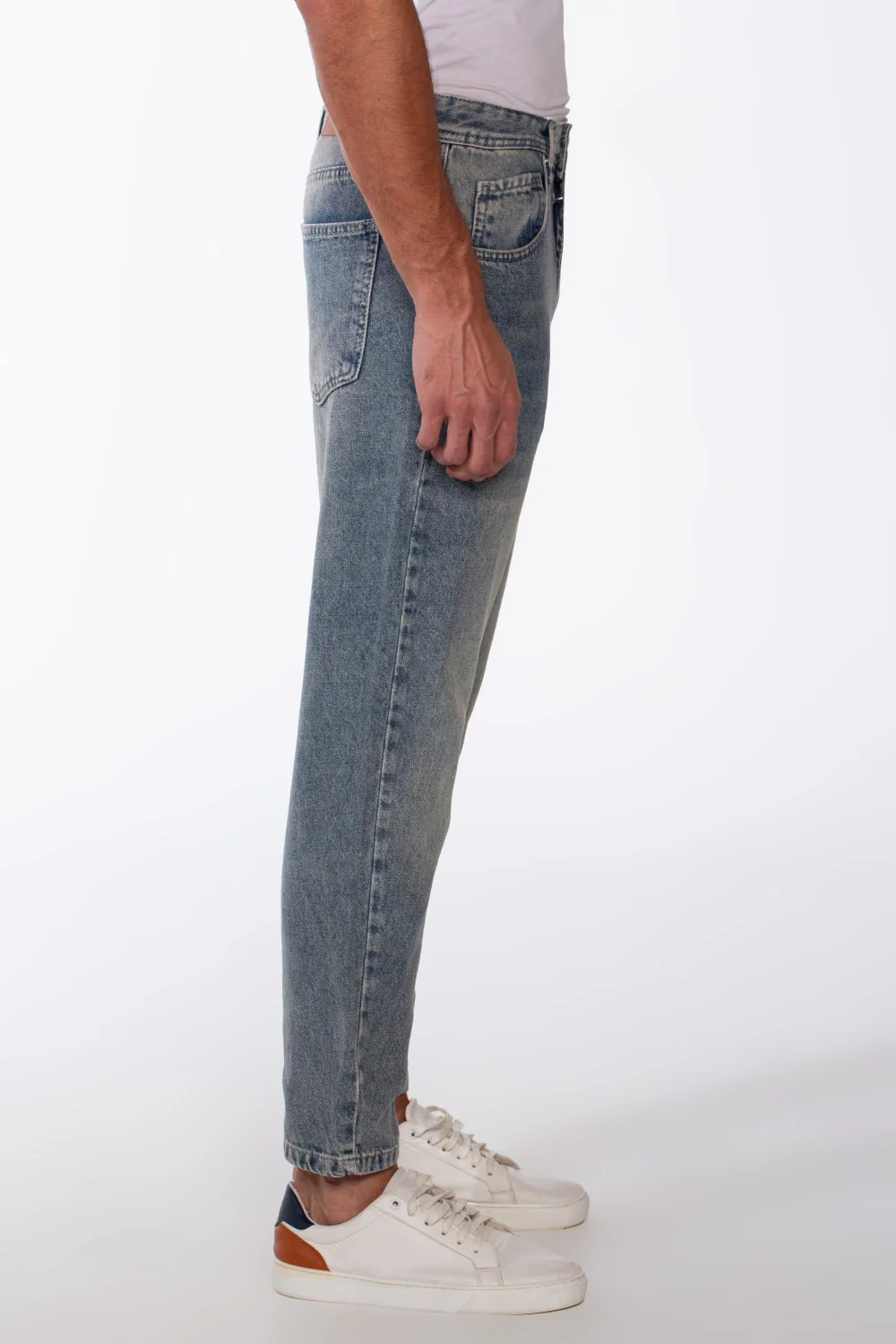 Men's Boyfriend Basic Casual Tomato Jeans Pants - Image 12