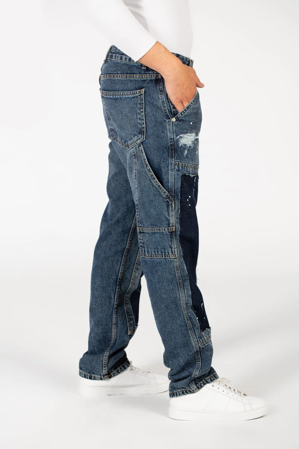 Men's Boyfriend Jeans Pants In Modern Cut - Image 11