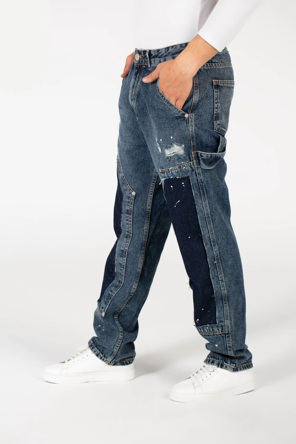 Men's Boyfriend Jeans Pants In Modern Cut - Image 12