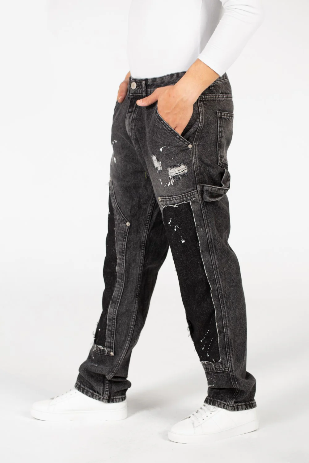 Men's Boyfriend Jeans Pants In Modern Cut - Image 8