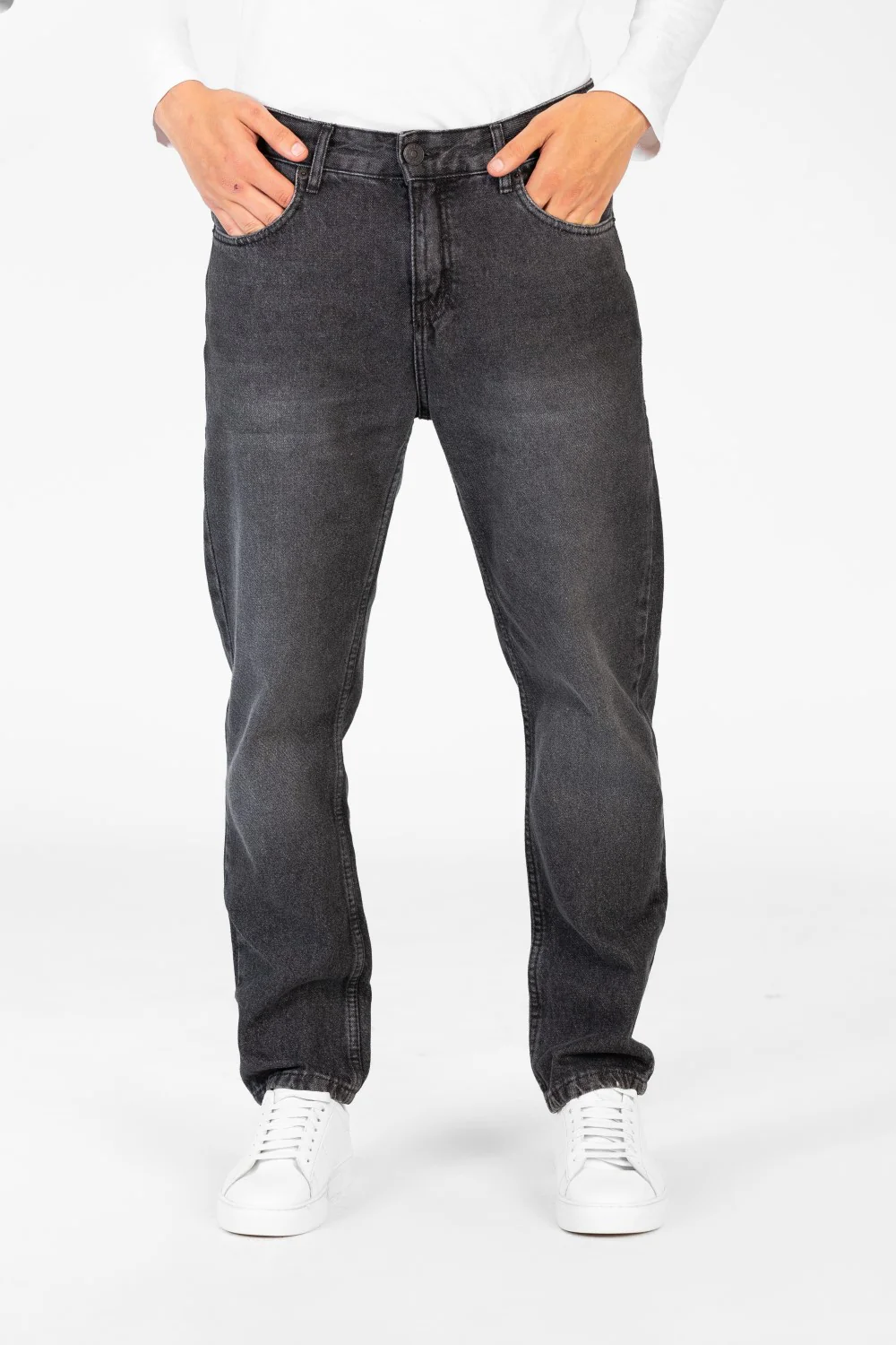 Men's Boyfriend Jeans Pants With Five Pockets And Trendy Fit