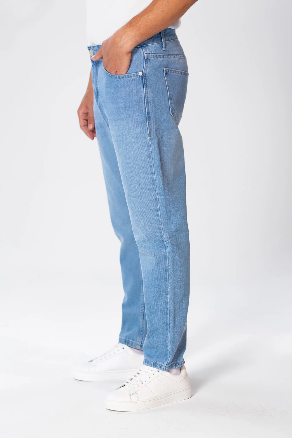 Men's Boyfriend Jeans Pants With Five Pockets And Trendy Fit - Image 12