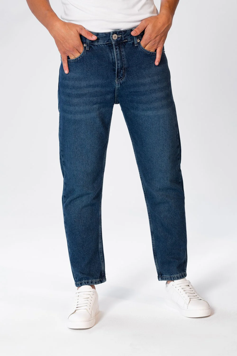 Men's Boyfriend Jeans Pants With Five Pockets And Trendy Fit - Image 13
