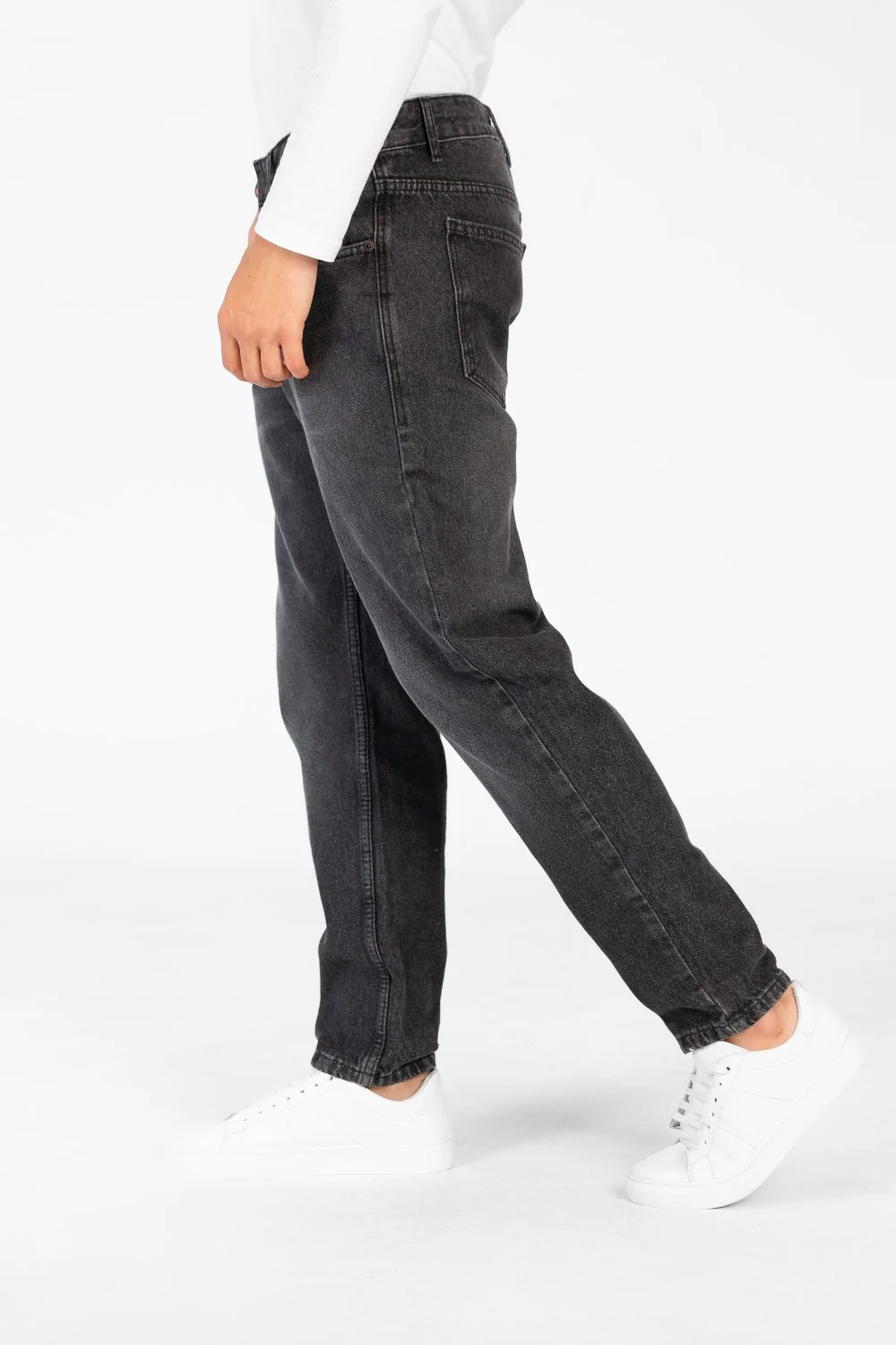 Men's Boyfriend Jeans Pants With Five Pockets And Trendy Fit - Image 3