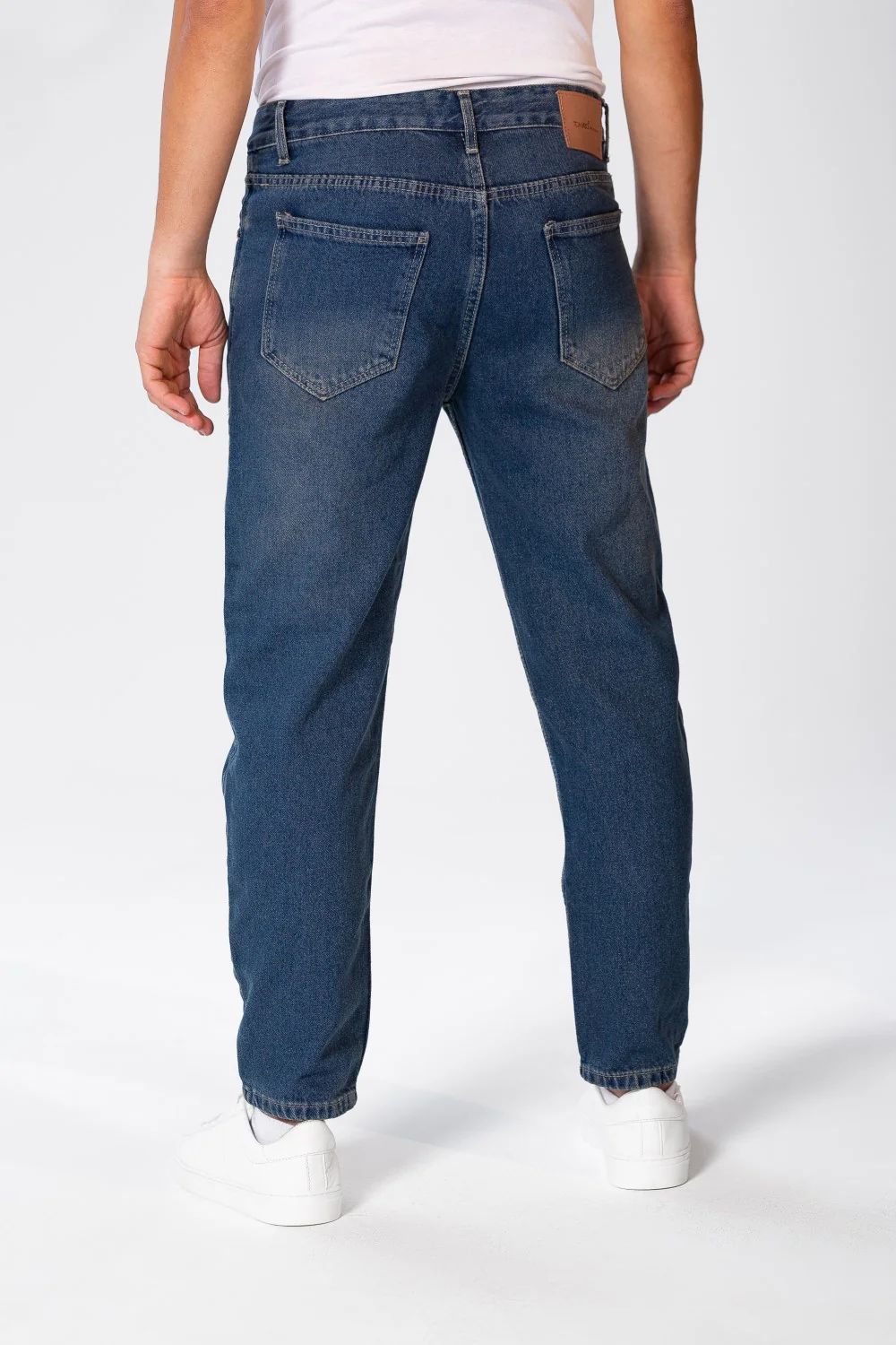 Men's Boyfriend Jeans Pants With Five Pockets And Trendy Fit - Image 6