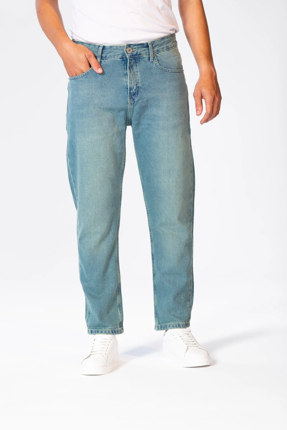 Men's Boyfriend Jeans Pants With Five Pockets And Trendy Fit - Image 8