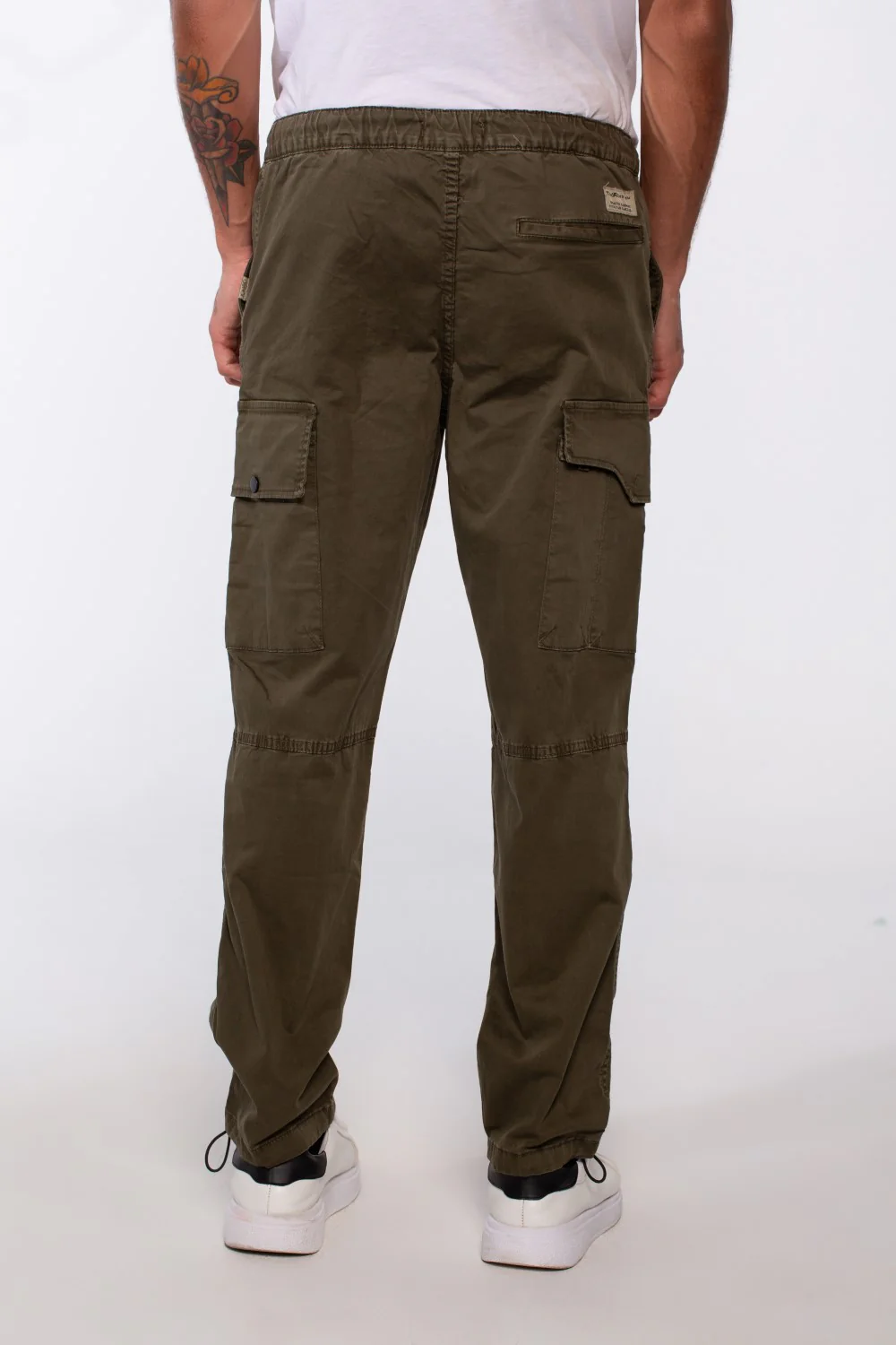 Men's Cargo Gabardine Sherwal Style Pants - Image 10