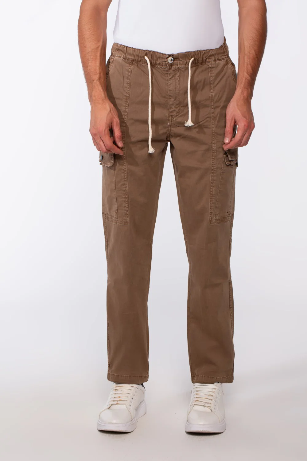 Men's Cargo Gabardine Sherwal Style Pants - Image 13