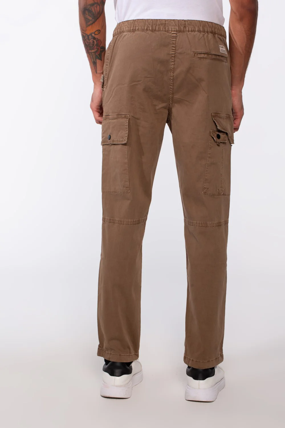 Men's Cargo Gabardine Sherwal Style Pants - Image 14