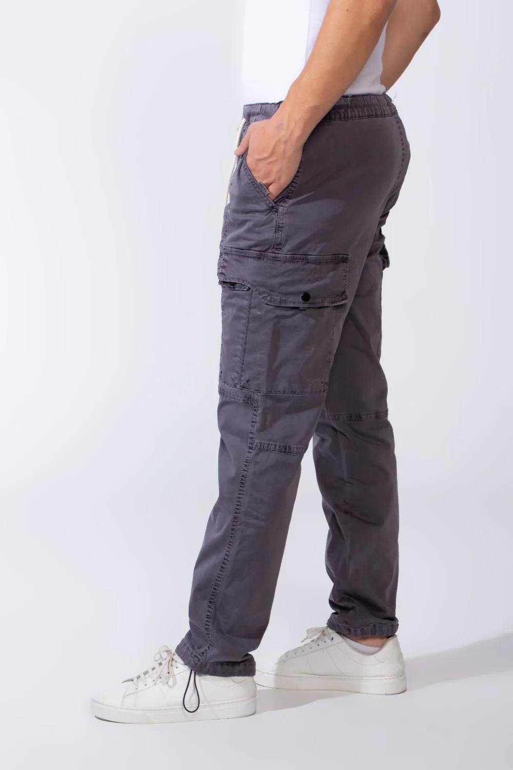 Men's Cargo Gabardine Sherwal Style Pants - Image 17