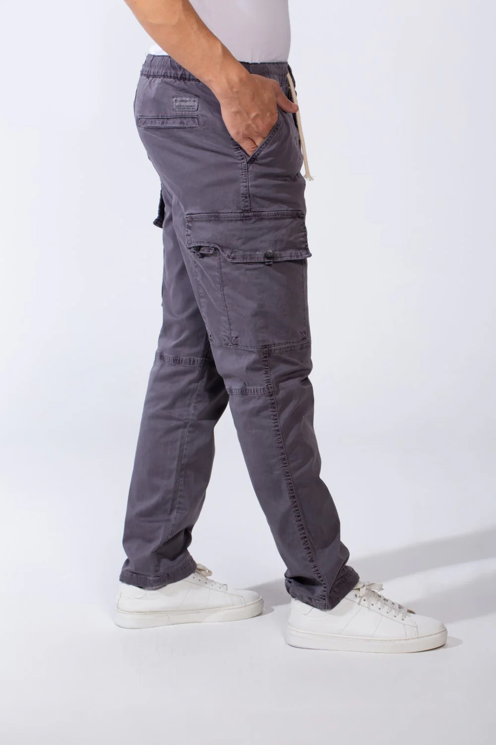 Men's Cargo Gabardine Sherwal Style Pants - Image 19
