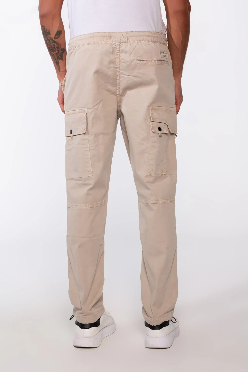 Men's Cargo Gabardine Sherwal Style Pants - Image 2