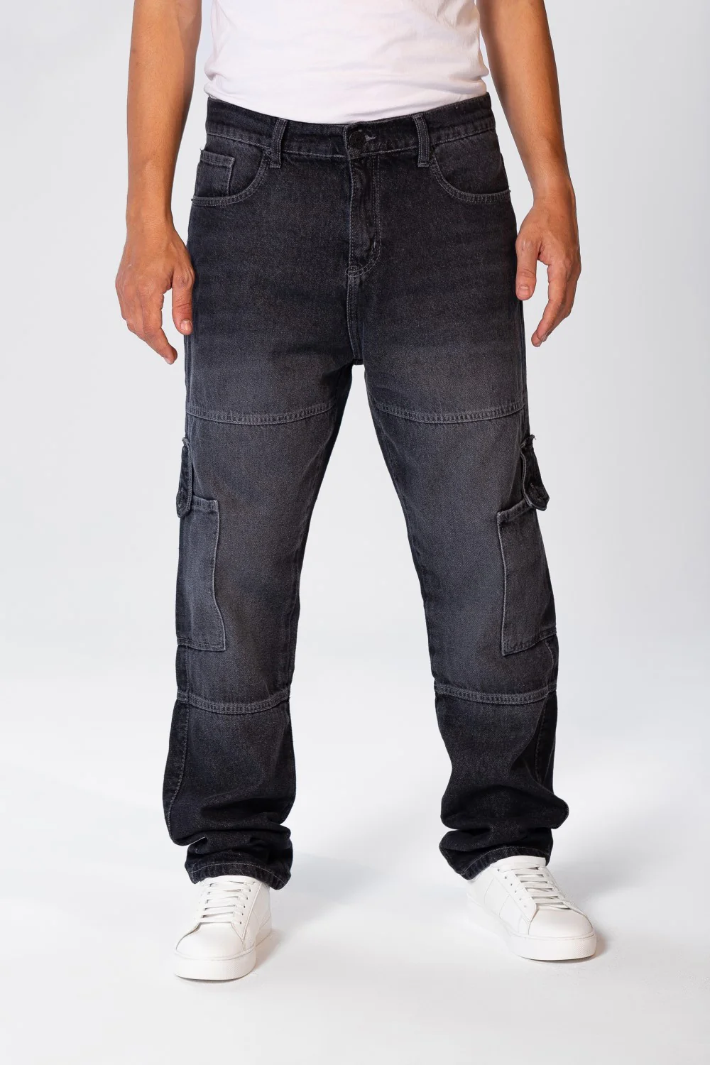 Men's Cargo Jeans Pants With A Modern Fit - Image 7