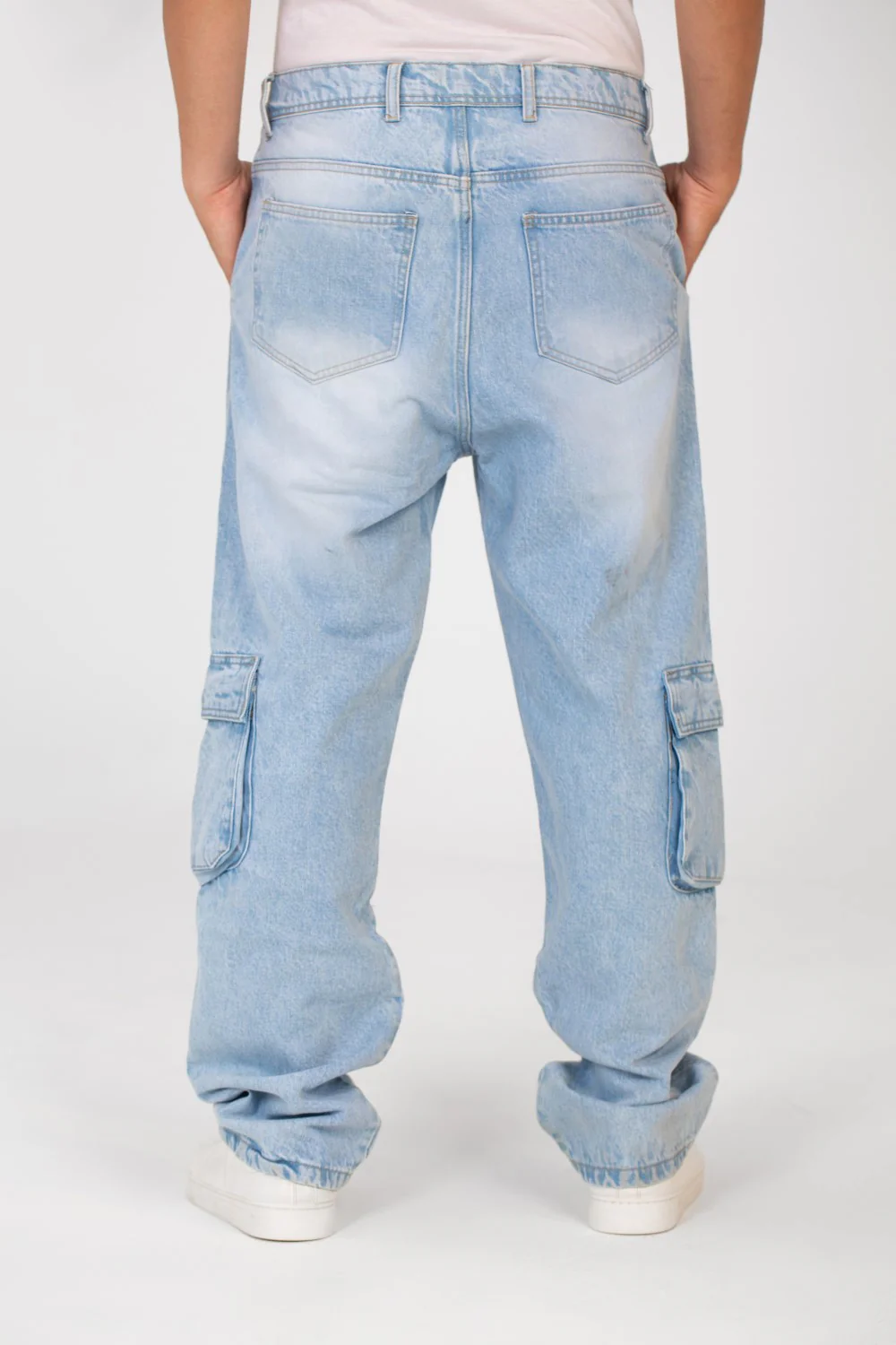 Men's Cargo Jeans Pants With A Modern Fit And Side Pockets - Image 22