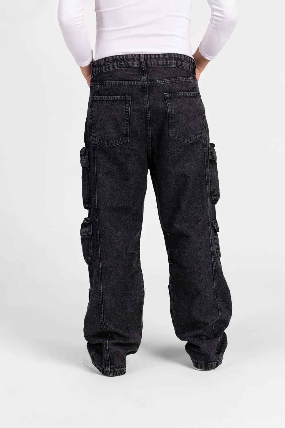 Men's Cargo Jeans Pants With Modern Pockets In Comfortable Material - Image 10