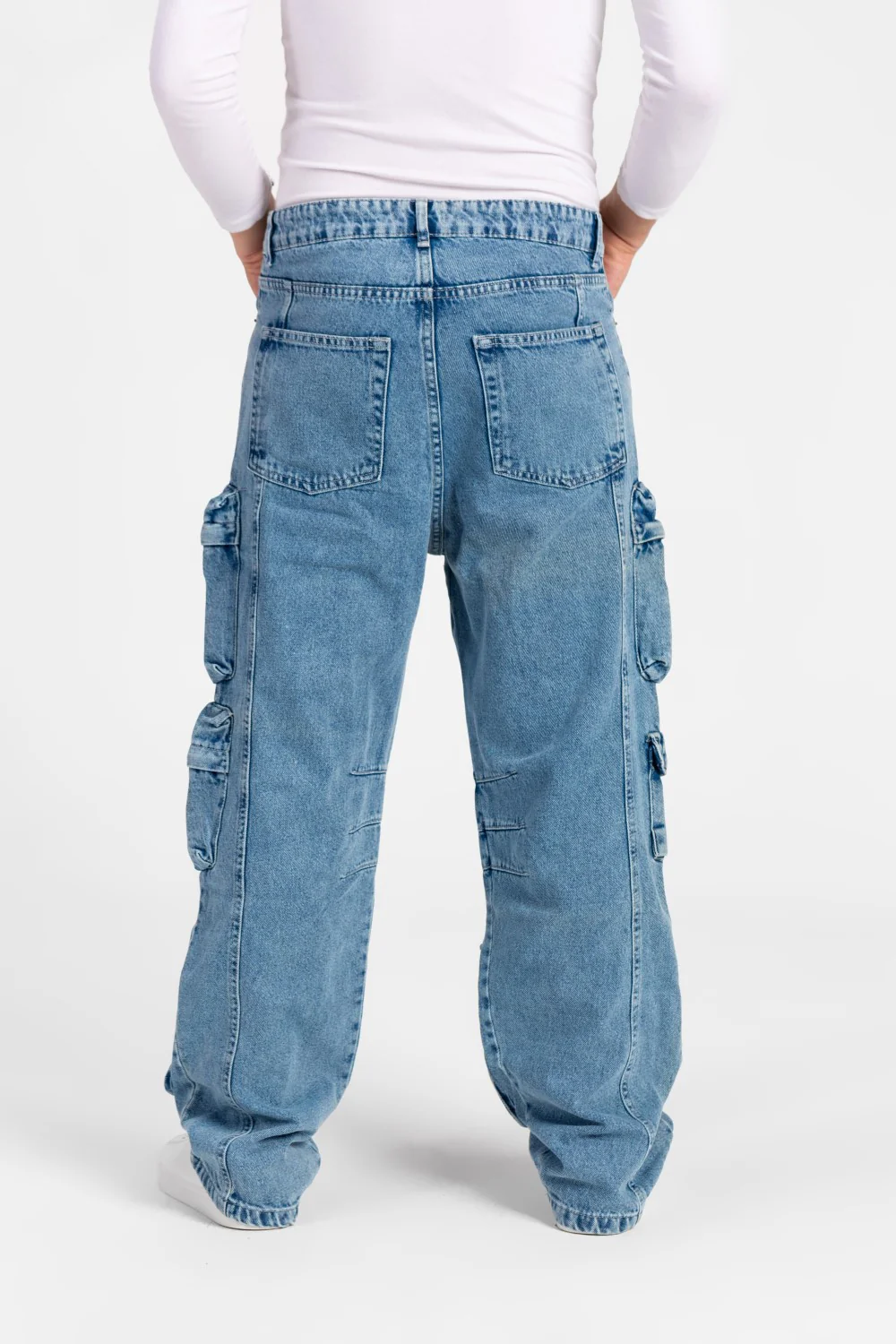 Men's Cargo Jeans Pants With Modern Pockets In Comfortable Material - Image 18