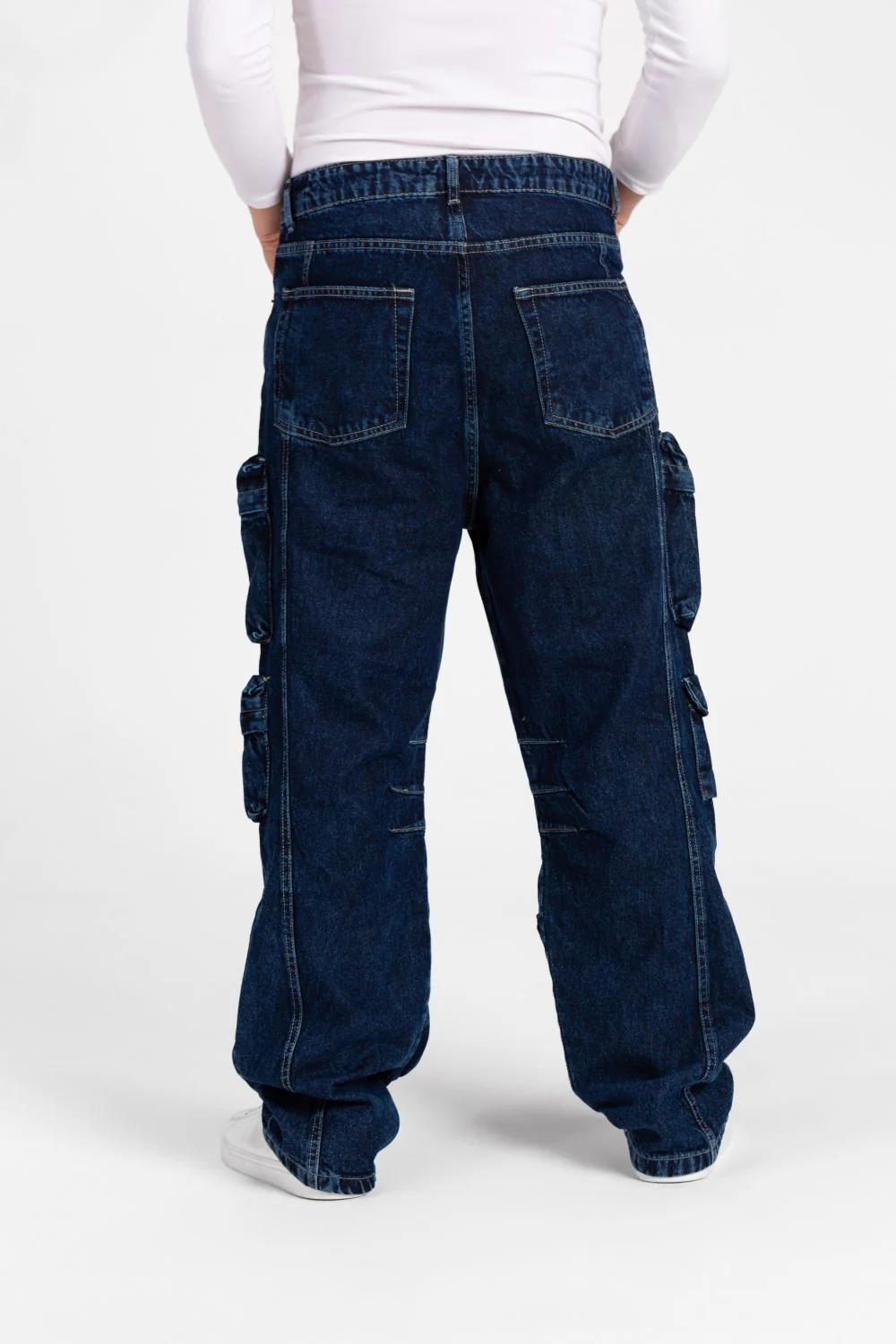 Men's Cargo Jeans Pants With Modern Pockets In Comfortable Material - Image 22