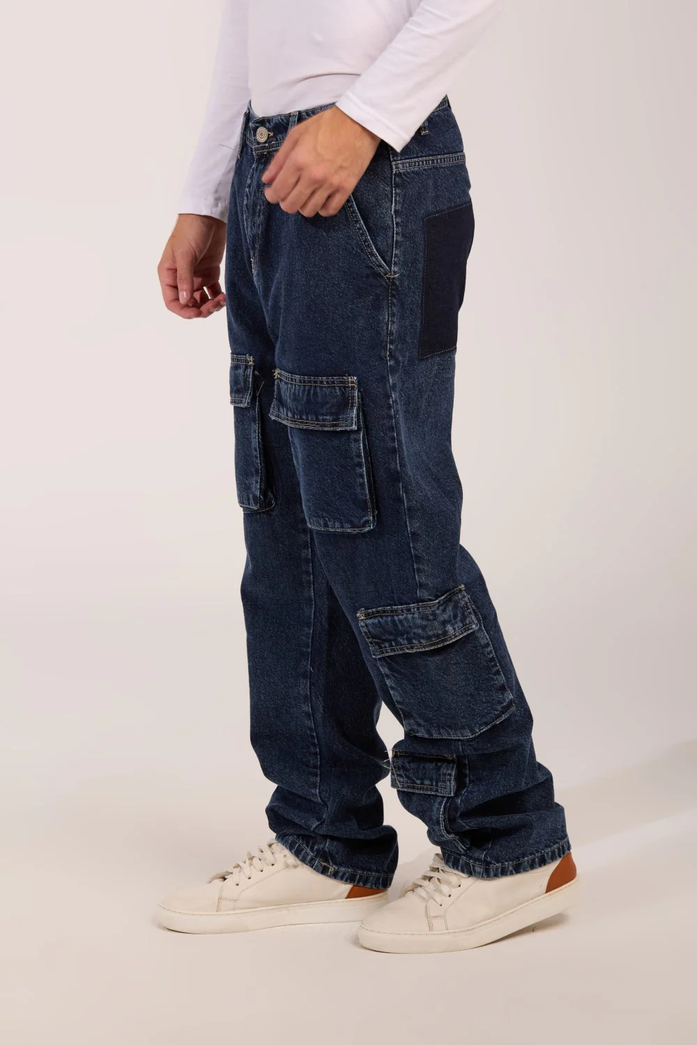 Men's cargo jeans Pants With Pockets And A Modern Design - Image 12