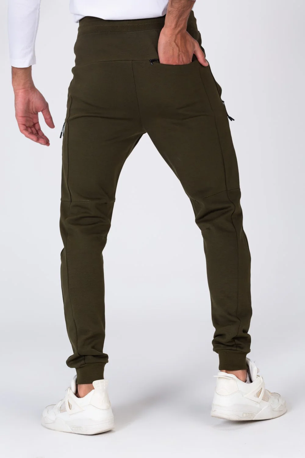 Mens Casual Cotton SweatPant With Side Pockets - Image 2