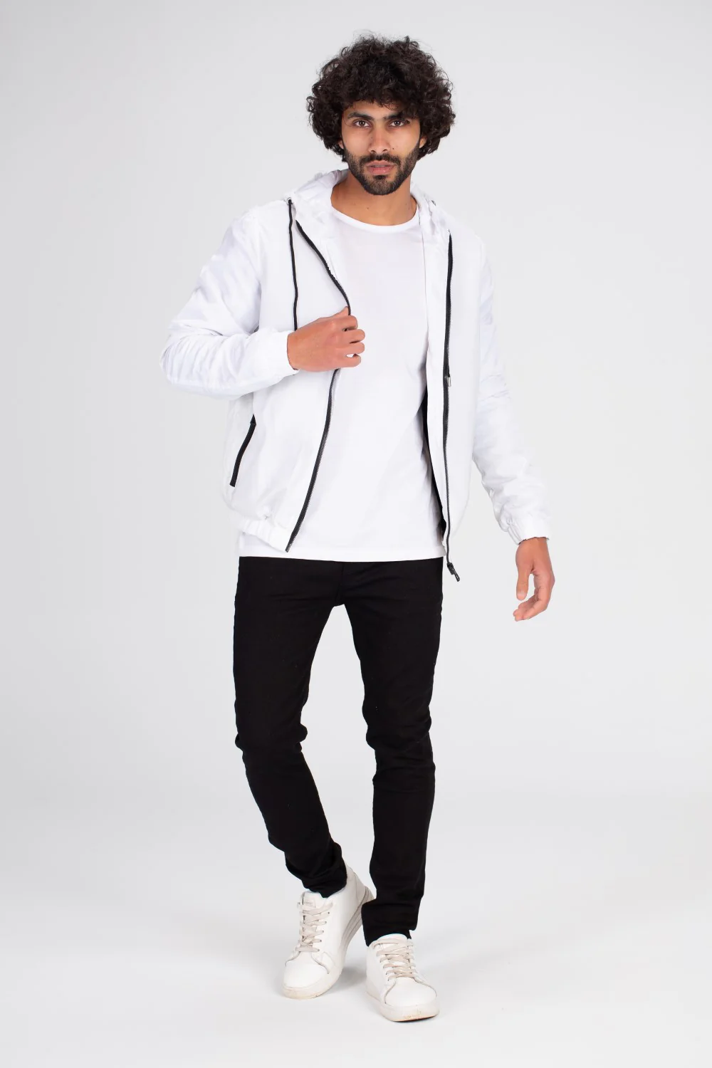 Men's Casual Full Zipper Basic Waterproof Sweatshirt - Image 10